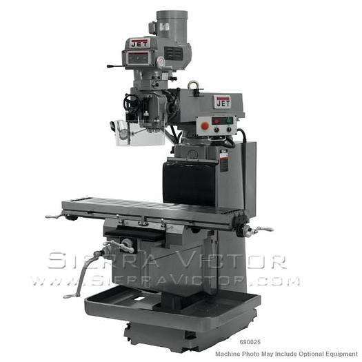 JET JTM-1254VS Variable Speed Vertical Mill Machine 230/460V 3Ph 690025