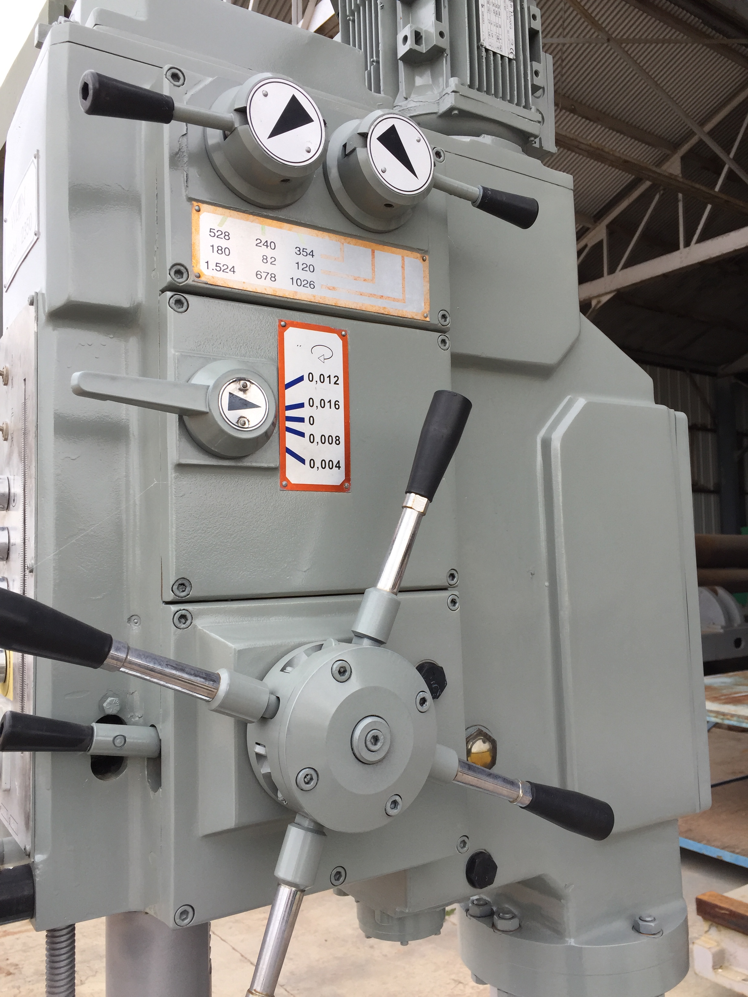 Used 23” Wilton Mdl. 2350 Single Spindle Drill; Pwr. Feed