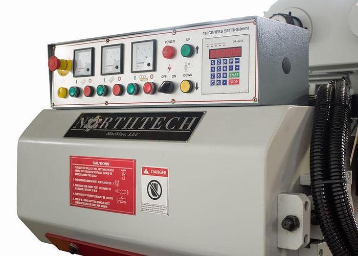 Northtech NT 400EL Heavy Duty Chain Drive Double Surface Planer (w/ Helical Cutter Heads)