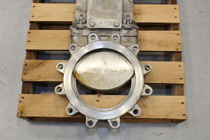 Used Orbinox 10" Air Operated Knife Gate Valve #44000