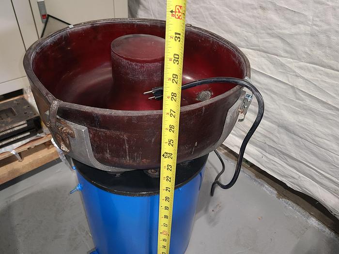 Used Belair Vibratory Finishing Machine 1/2 Cubic Ft 110V Polish Deburr 