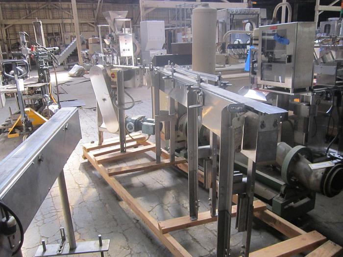 Used Conveyor, Belt, 3" x 9', S/st, 0.75 Hp, 30 Degree Turn, #C739206