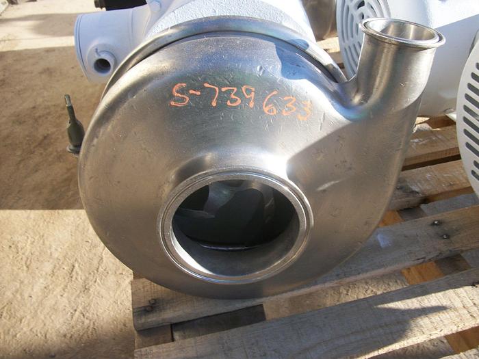 Used Pump, Centrif., 7.5 HP, 4", Tri Clover, Mdl C328MD21T-S #S739633