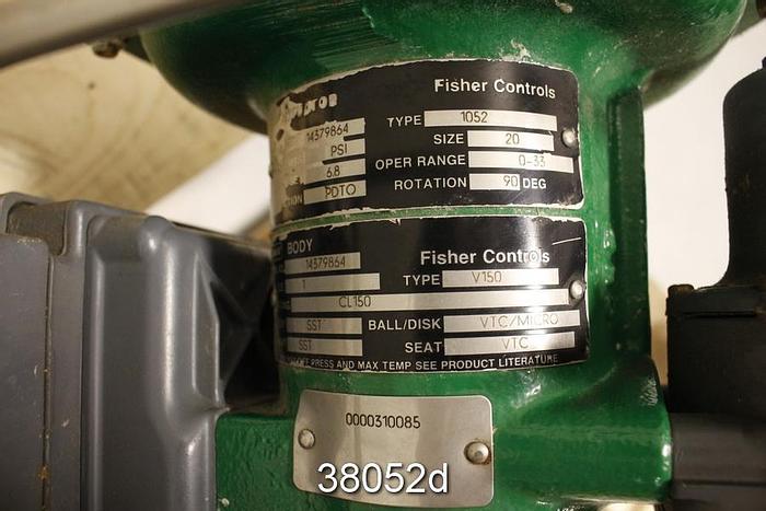 Used Fisher V150 1" Vee Ball Valve #38052