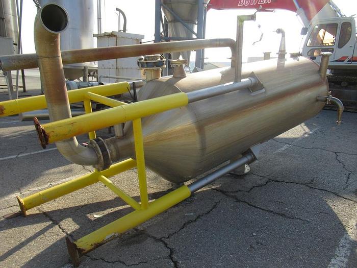 Used Tank, 800 Gallon, S/st, 3.5' x 9', Cone Btm, #S742245