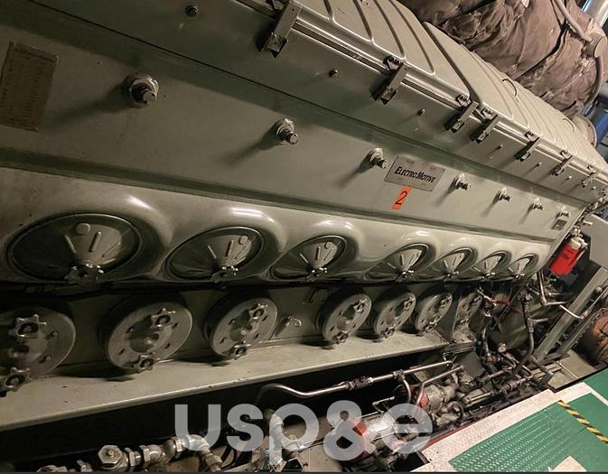 Used 3.8 MW 2007 Used EMD 16-710G7-B Diesel Generator Set