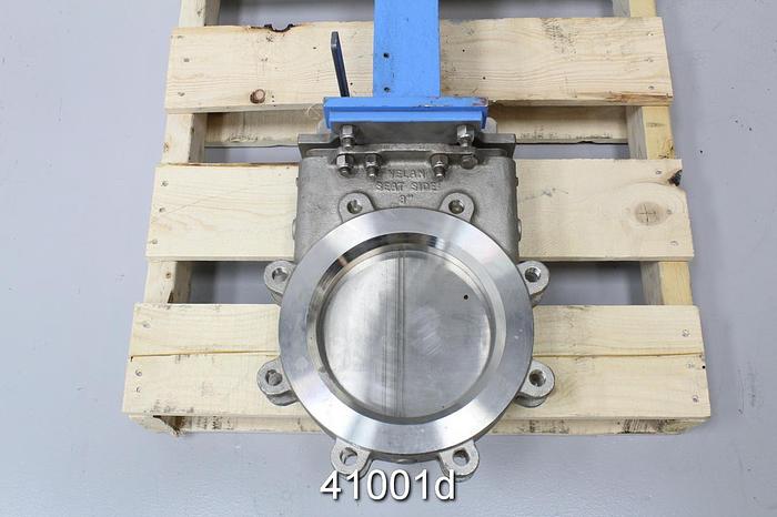 Used Velan 8" Air Operated Knife Gate Valve #41001