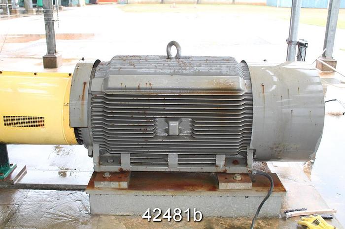 Used Toshiba 6DG400L1HH A/C Motor, 400 Hp, 1200 Rpm, 5010US Frame #42481