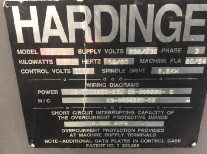 Used 1990 Hardinge Conquest C-42 CnC Lathe