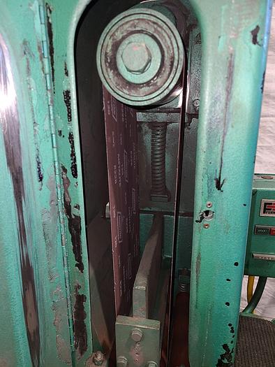 Used Timesaver Mini Belt Grinders 948 Precision Automated Sanding Metal Plastic Wood