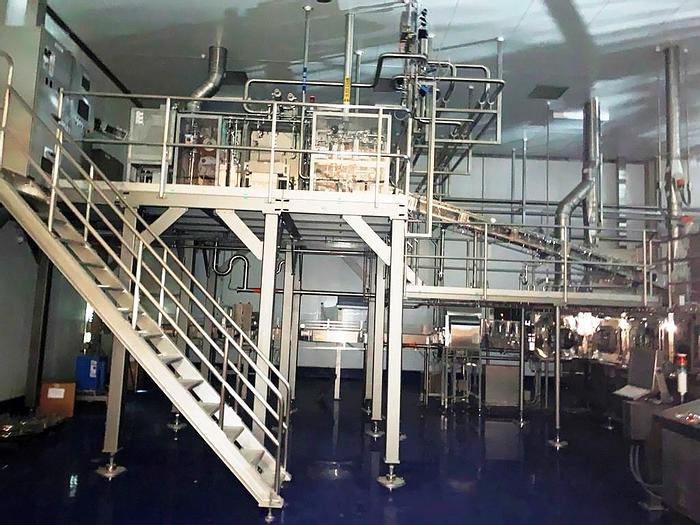 Unused Filler, Bottle, Rotary, 120-Valve, Mitsubishi, Aseptic #C743900