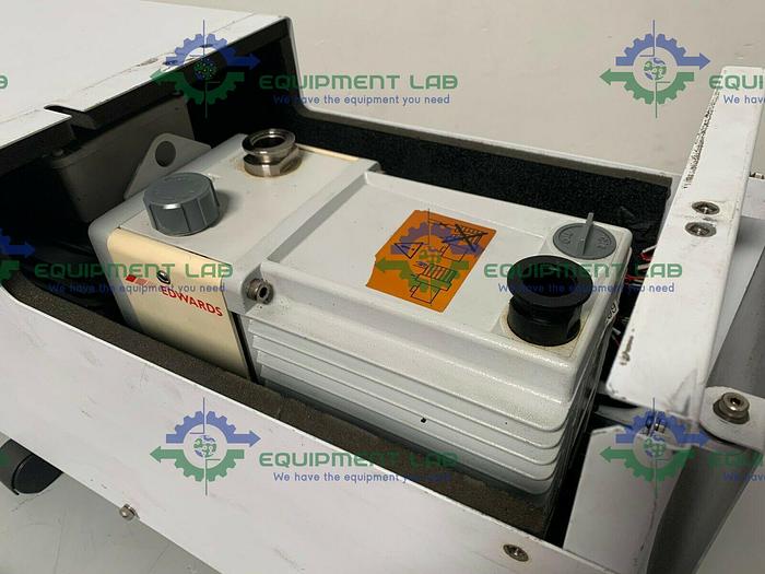 Used Edwards EXM30 Rotary Vane Vacuum Pump w/ Soundproof Enclosure 220/240V