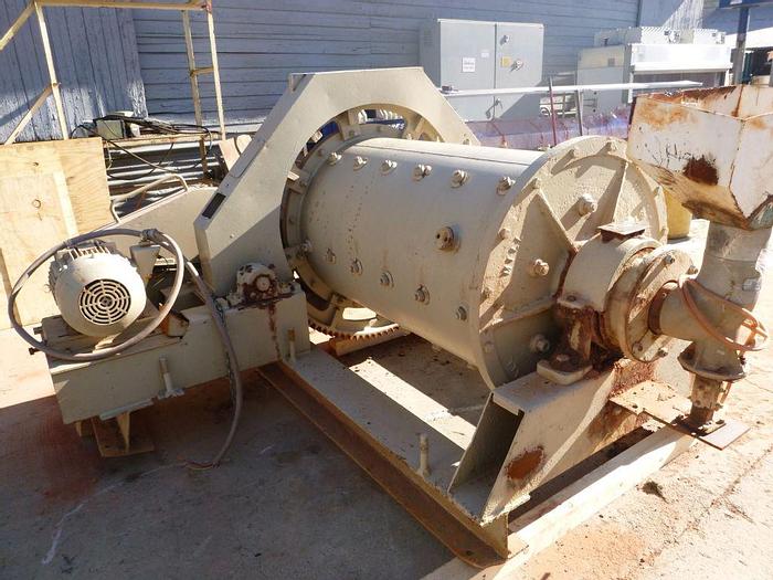 Used Mill, Ball, 2'6" x 4'6", Denver, 10 HP, Steel Liners #S744260