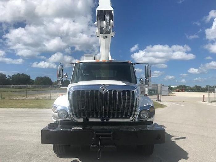 Used HiRanger TCX-55 60ft Bucket Boom on 2008 International 7300 60ft Extended Cab Utility Truck - C54796
