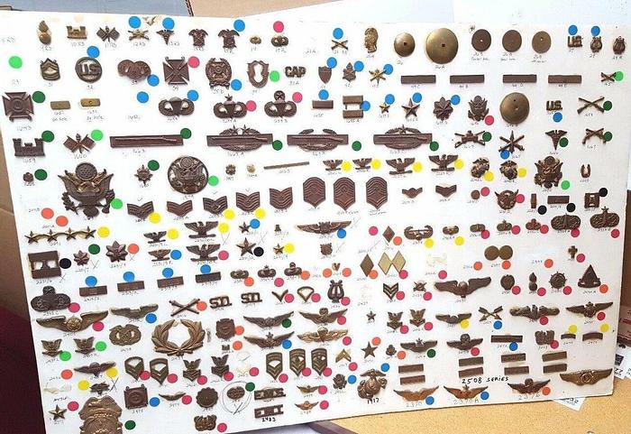 Used Military Pin Tooling Complete Tools For Manufacturing Insignia Army Navy Marines