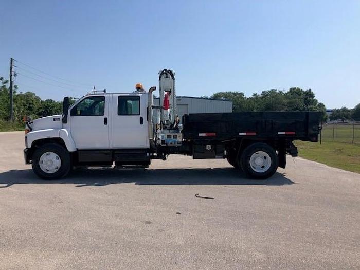 Used 2008 GMC 7500 Crew Cab Dump Bed 9,590 lb Knuckle Boom - C08711