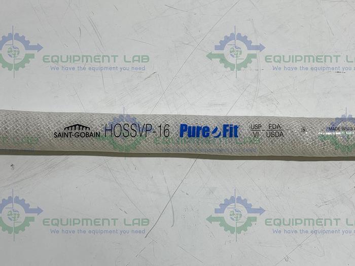 Used Saint Gobain  HOSSVP-16 Pure Fit 144" Hose w/ 1" Sanitary Fitting 150 PSI at 20°C