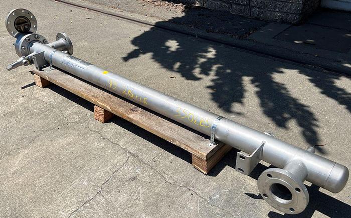 Used Heat Exchanger, Shell & Tube, 16 SF, S/st, 150 PSI, Allegheny Bradford #S744643