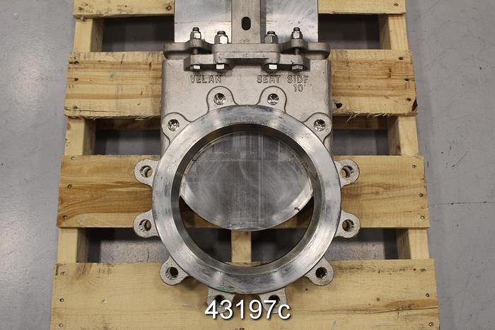 Used Velan 10" Hand Operated Knife Gate Valve #43197