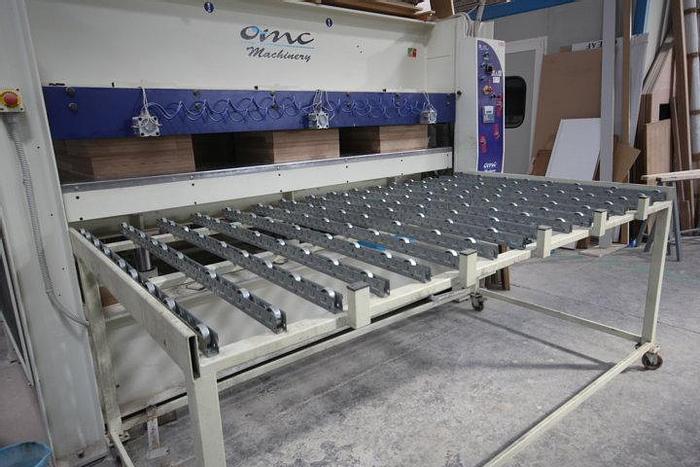 Usato 2007 Block board hot press OMC pressa per listellare OMC