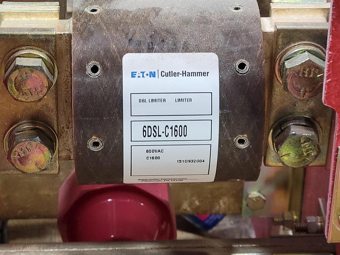 Used Eaton Cutler-Hammer DSLII-516 1600 Amp 3 Pole Low-Voltage Fused Power Circuit Breaker