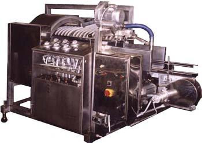 Used Napełniarka narzutowa uniwersalna "HERBORT" ze stołem wibracyjnym