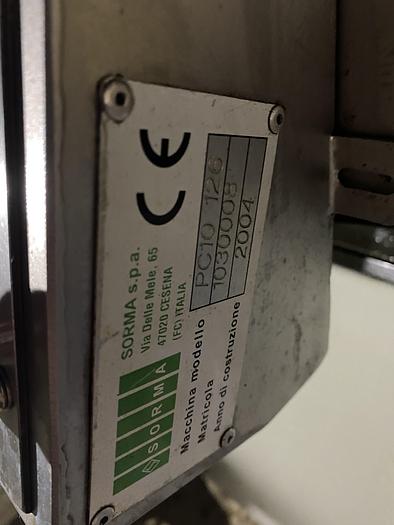 Used 2004 Sorma weighing and punnet filling line PC10 & ACM115