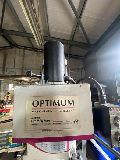 Used Used Optimum Opti MF 4 Vario Turret Milling Machine