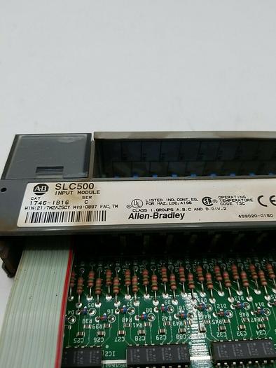 Used Allen-Bradley SLC 500 DC Sink Input Module 1746-IB16 Ser C