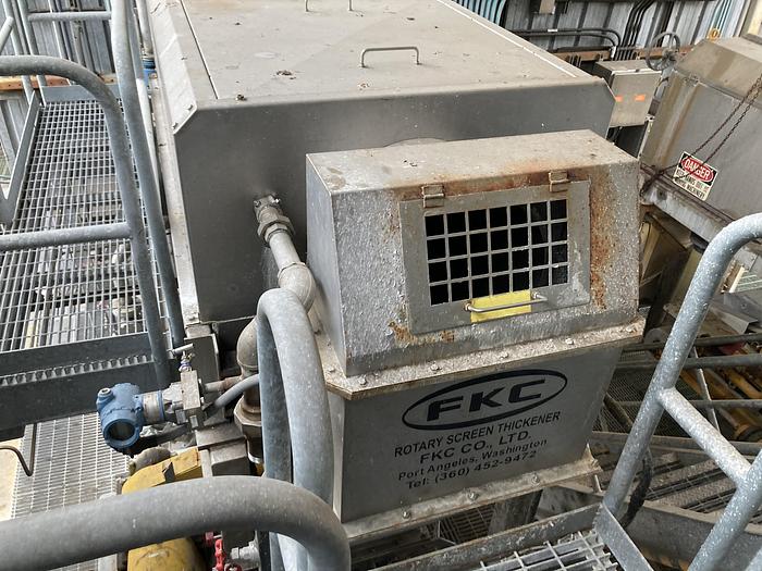 Used FKC MODEL SHX-400X2500l Screw Press S/S MFG. 2015