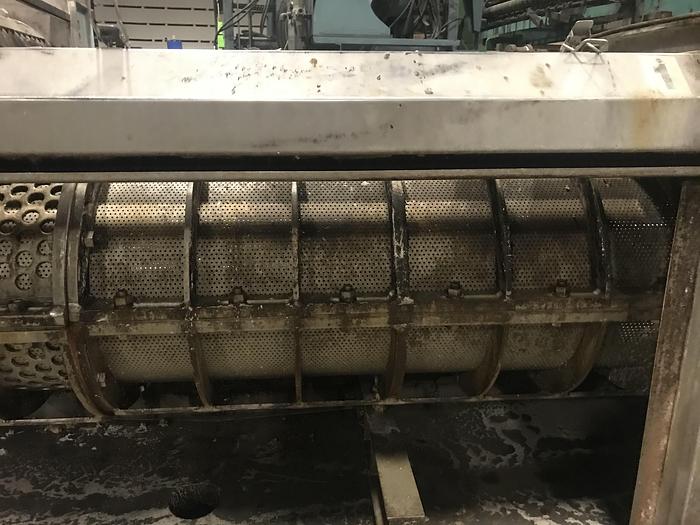 Used FKC MODEL SHX-400X2500l Screw Press S/S MFG. 2015