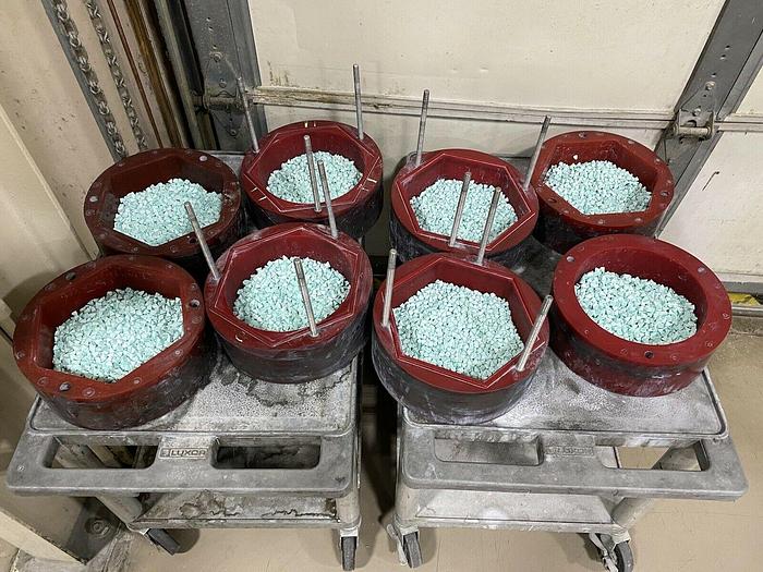 Used Grav-i-Flo Gyra Finish Centrifugal Barrel Finishing Machine  C-4-806