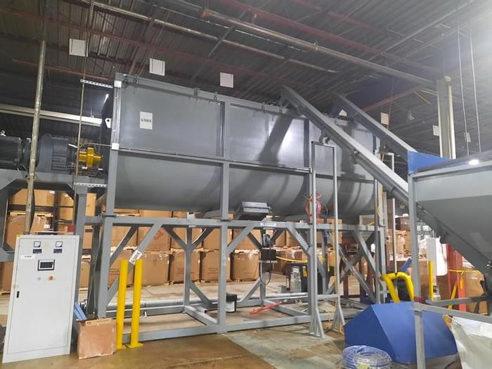 Used Mixer, Ribbon, 706 CF, S/st, 120 HP, 575 Volt #A744120