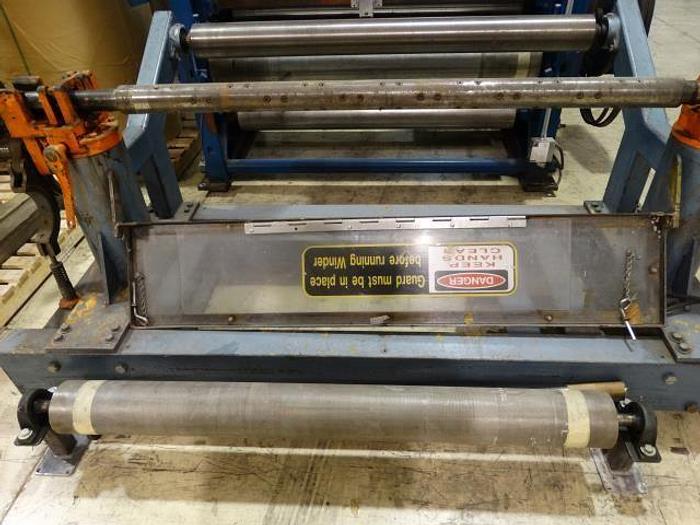 Used 55" USED CAMERON 10 TWO DRUM SLITTER REWINDER