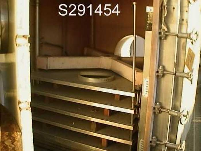 Used Dryer, Tray, Vacuum, 108 SF, 9 Trays, C/st, Hull, #S291454