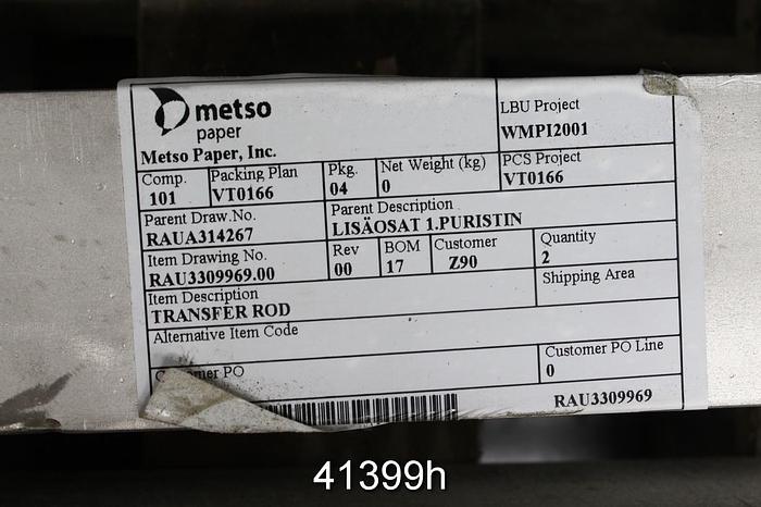Used Metso Paper Dolley Assembly For Crane, 3 Dolleys #41399