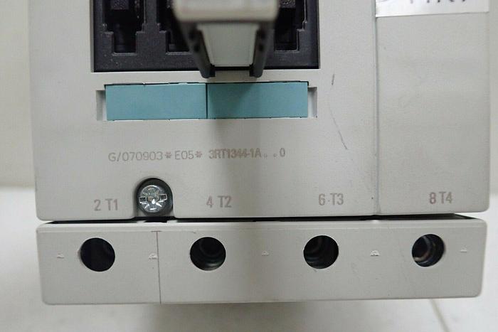Used Siemens 3RT1344-1AP00 SIRIUS Contactor w/ 3RH1921-1CA10 Auxiliary Contact Block 4011209368996