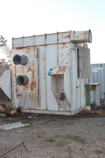 Used Dust Collector, Baghouse, 1,400 SF, 12,600 CFM, Kice, #A737993