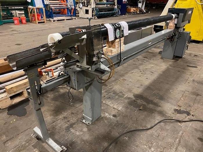 Used 120" APPLETON MODEL S200 SEMI AUTOMATIC CORE CUTTER 3" DIAMETER SHAFT