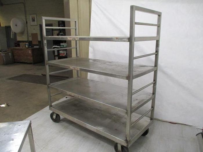 Used Cart; Stainless Steel; 65"x29"