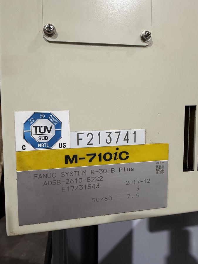 Used Used Fanuc M-710iC/45M 6 Axis Industrial Robot With R-30iB Plus Controller