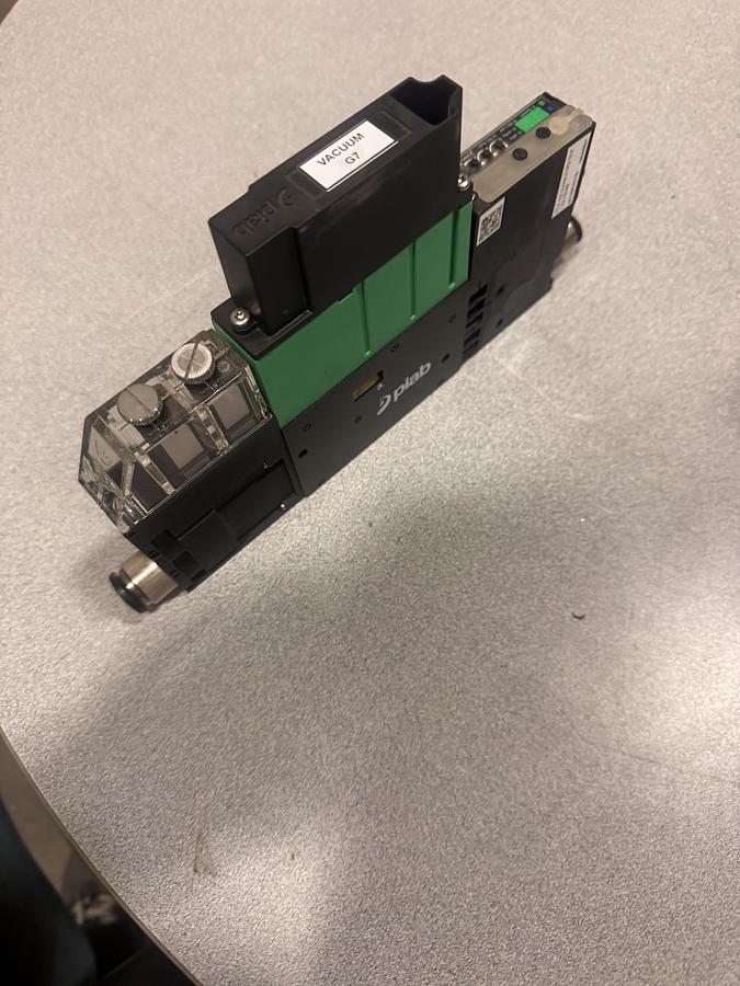 Used PIAB piCOMPACT VACUME PUMP P/N: PC.F.421.S.AAA.F1P3.1X.P1.EK.OCAB