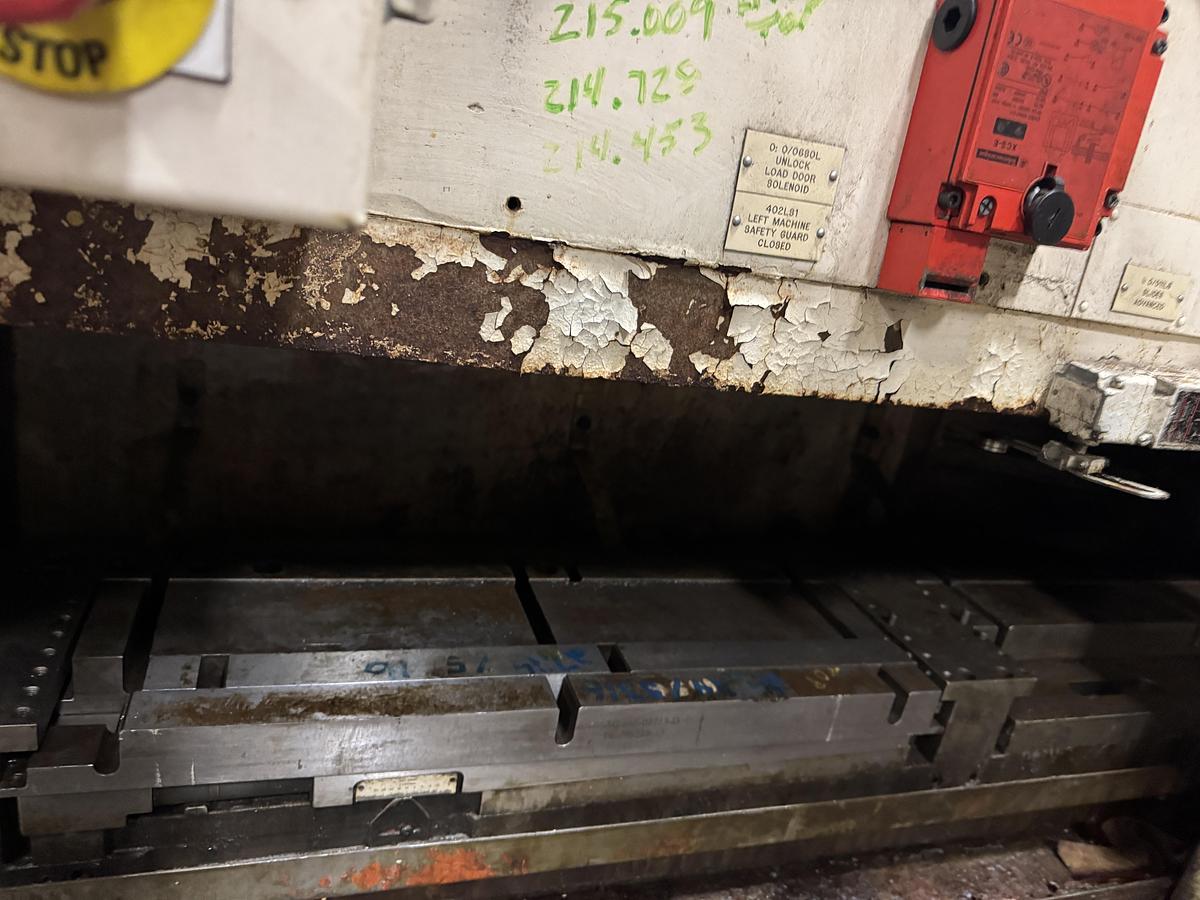 Used EXCELLO 3251S 48" SPLINE ROLLER WITH UNDER ARM SUPPORT AND 40 HP MAIN MOTOR