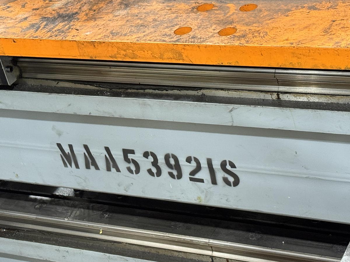 Used FANUC R-2000iB/125L ROBOT STAND MOUNTED ON 61' FANUC GEN VI RTU WITH R-30iB CONTROLLER