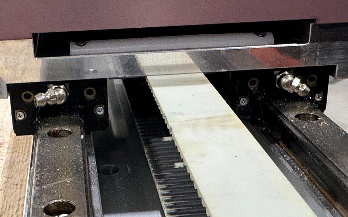 Used MECHATRONIC 56" TRAVLE LINEAR RAIL/RTU FOR LR MATE 200iD ROBOTS W/ FANUC SERVO MOTOR AND CABLES