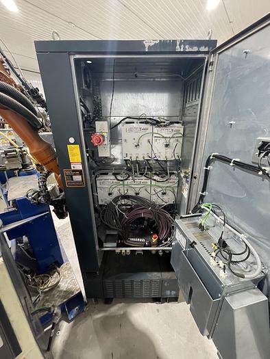 Used KUKA KR16-6 ROBOTIC TUBE BENDING CELL WITH KRC4 CONTROLLER, TEACH PENDANT, CABLES