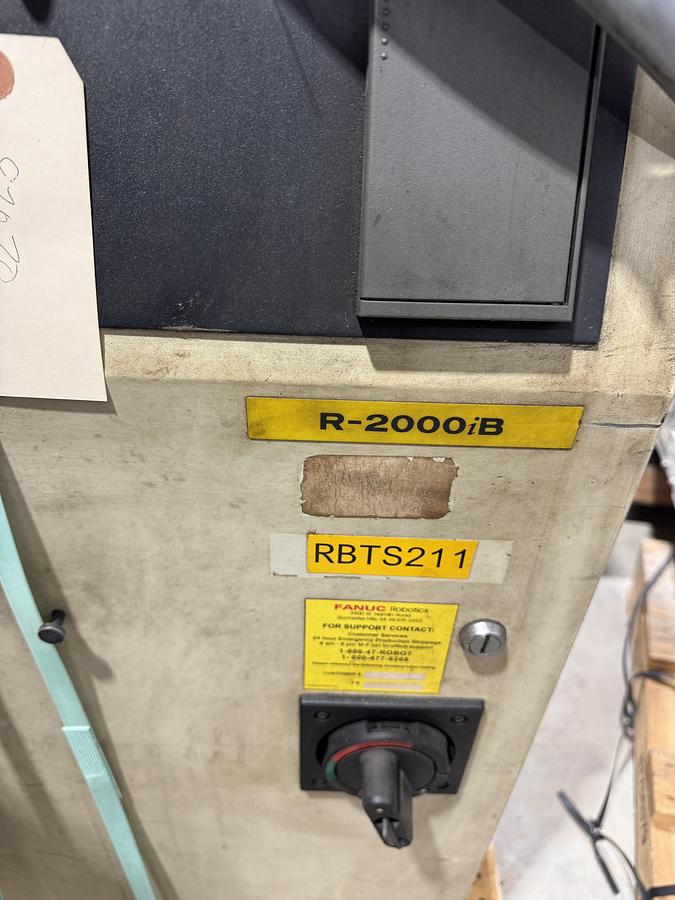 Used FANUC R-2000iB/165F 6 AXIS ROBOT WITH R-30iA CONTROLLER