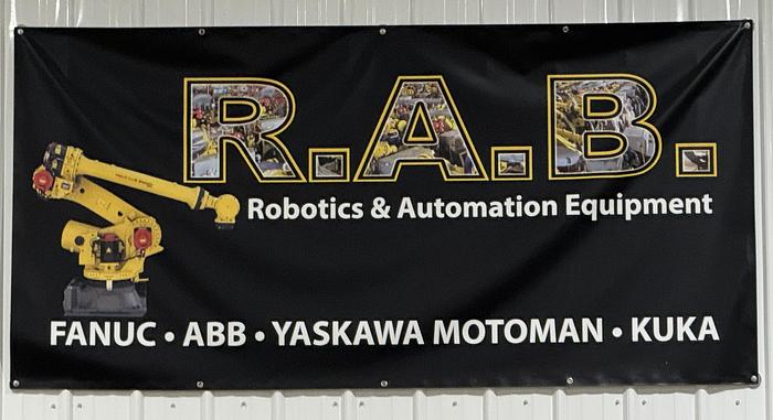 Used FANUC M16iB/20, WITH R30iA CONTROLLER, PENDANT, CABLES, UNDER 300 HOURS OF USE