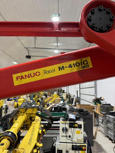 Used FANUC M410iC/185 PALLETIZING ROBOT WITH R-30iB 185 KG X 3143 MM REACH FOR SALE