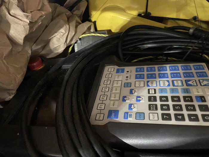 Used FANUC LR MATE 200iC WITH R30iA CONTROLLER, TEACH PENDANT, CABLES